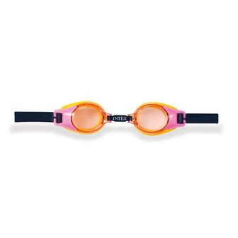 Dutch Tails duikbril roze/geel
