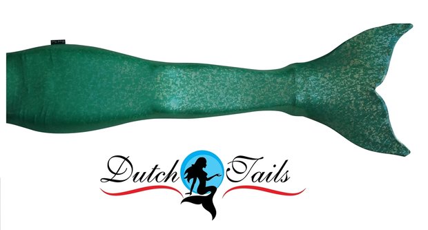 Dutch Tails sparkel zeemeerminstaart groen